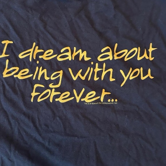 Rare Vintage Twilight Prom Scene T-Shirt “I Dream About Being With You Forever” - Picture 3 of 8